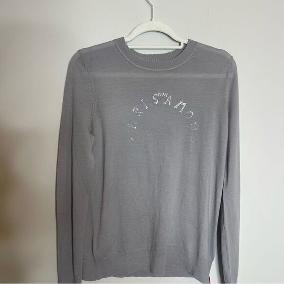 Zadig & Voltaire Little Miss Paris Amour Strass sweater NWOT MEDIUM - Picture 2 of 10